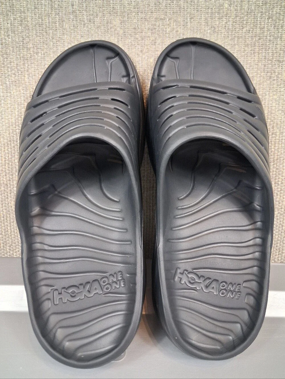 Hoka One One Black Men’s Slide Sandals